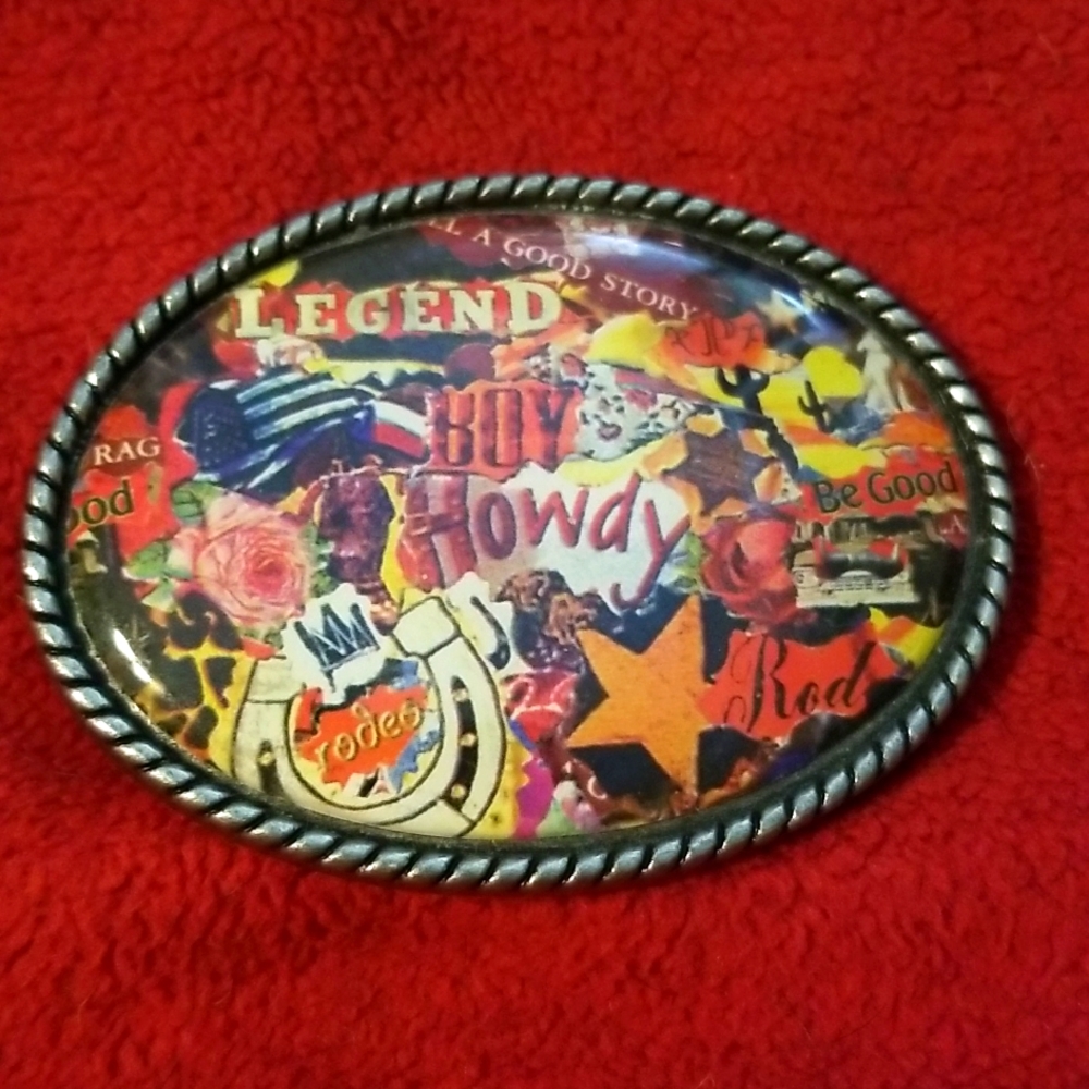 TEXAS BELT BUCKLE-Fun/Colorful